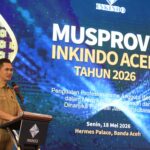 WhatsApp Image 2026-05-18 at 13.44.36 Sekretaris Daerah (Sekda) Aceh, M Nasir S.IP, MPA, menghadiri sekaligus membuka secara resmi Musyawarah Provinsi (MUSPROV) XI Ikatan Nasional Konsultan Indonesia (INKINDO) Aceh Tahun 2026, Senin, (18/05/2026). (FOTO | BIRO ADPIM SEKDA ACEH).