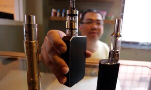 Rokok Vape Foto iustrasi. Gubernur Sumut melarang ASN dan pegawai BUMD menggunakan vape atau rokok elektrik.